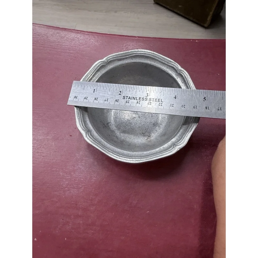 Heavyweight Vintage Pewter‎ The Wilton Co. RWP Bowl Dish ~ USA ~ 9